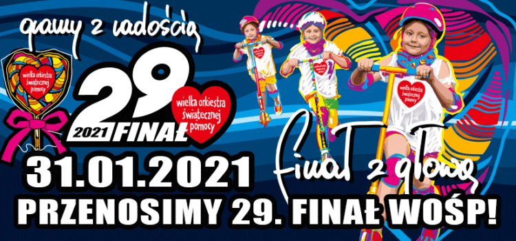 Nowa data 29. Finału WOŚP. Nowa data 29. Finału WOŚP.