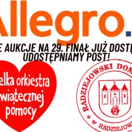 Aukcje RDK na WOŚP 2021 na serwisie allegro Aukcje RDK na WOŚP 2021 na serwisie allegro