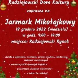 Jarmark Mikołajkowy – 18 grudnia