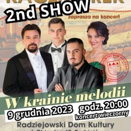2nd Show – Śpiewająca Rodzina Kaczmarek – 9 grudnia- godz 20:00